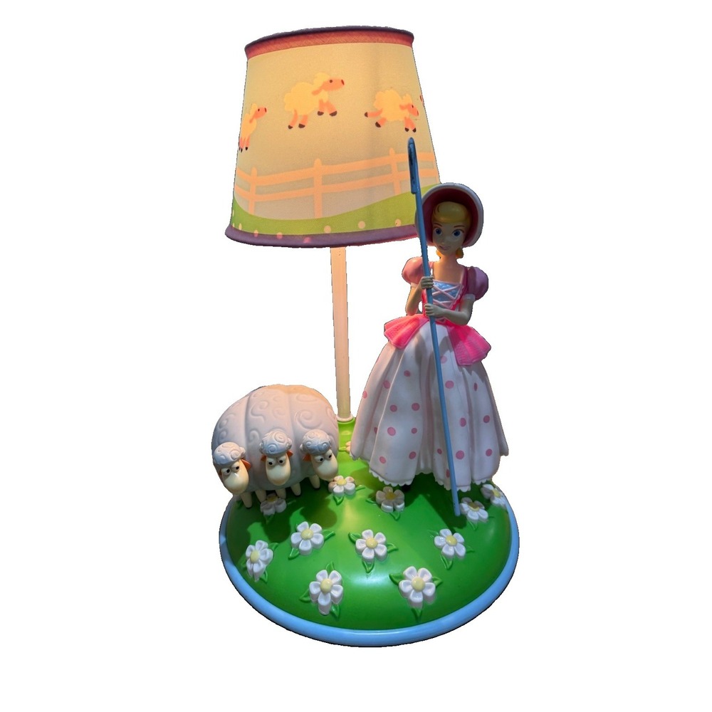Disney Pixar Toy Story 4 Bo Peep Sheep Lamp 2019 Target Working Rare HTF Works